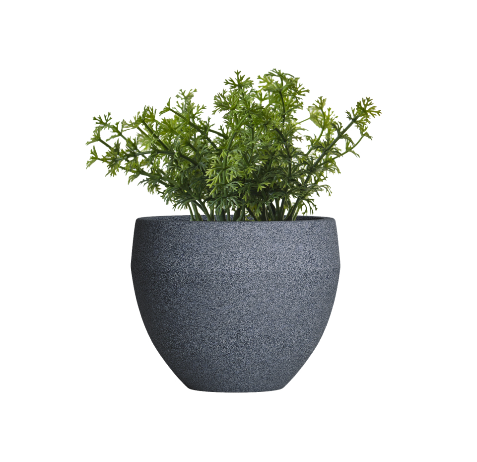 Кашпо TERRAFAKTURA Гира D40x34 Базальт фото 1