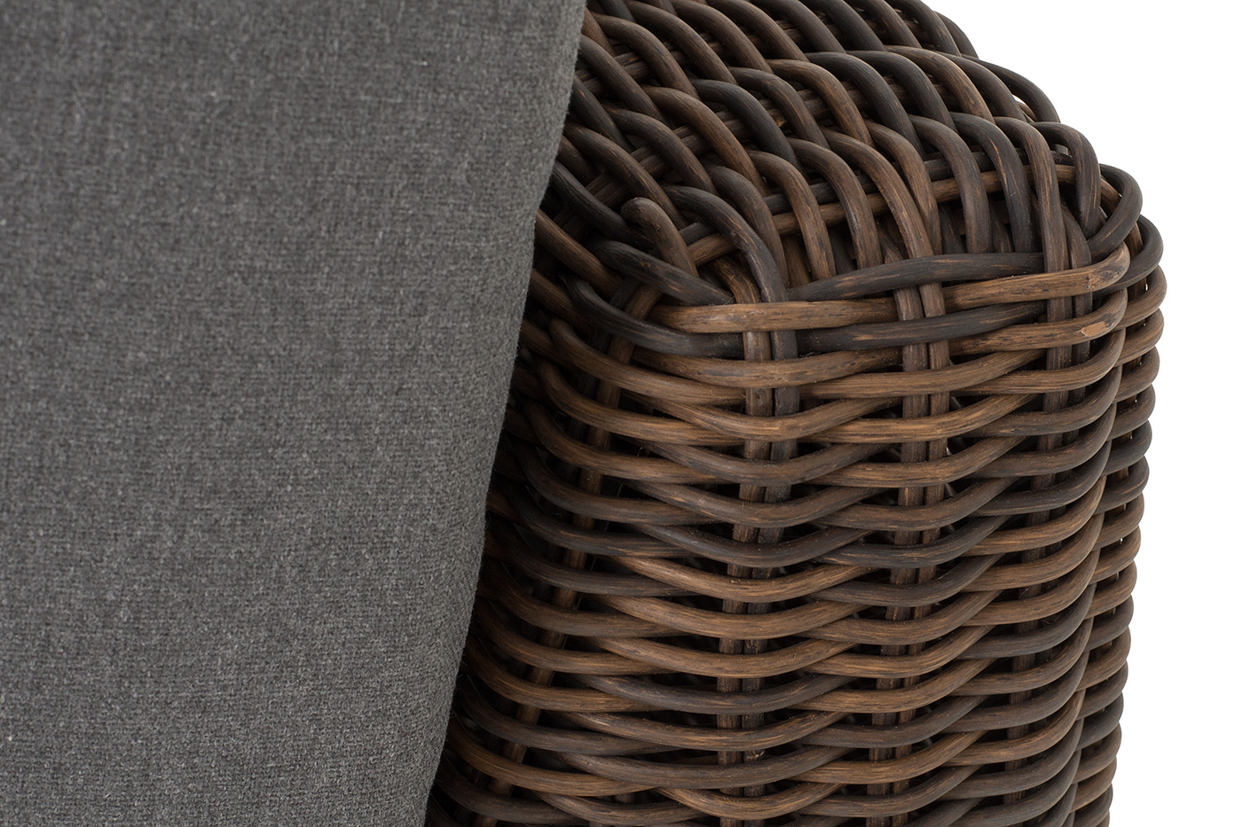 Капри модуль диванный прямой с подушками, цвет коричневый фото 4