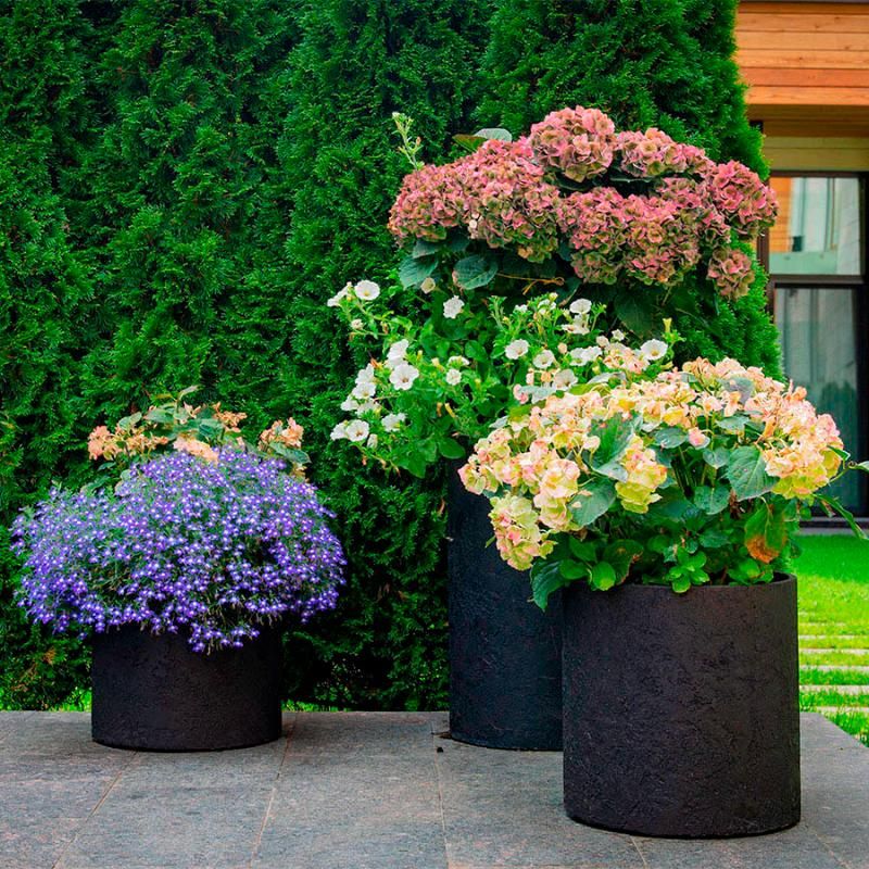 Кашпо Concretika Боул D52 H29 Slanets фото 3