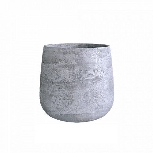 Кашпо Concretika Коне D38 H41 Конкрит грей лайт фото 1