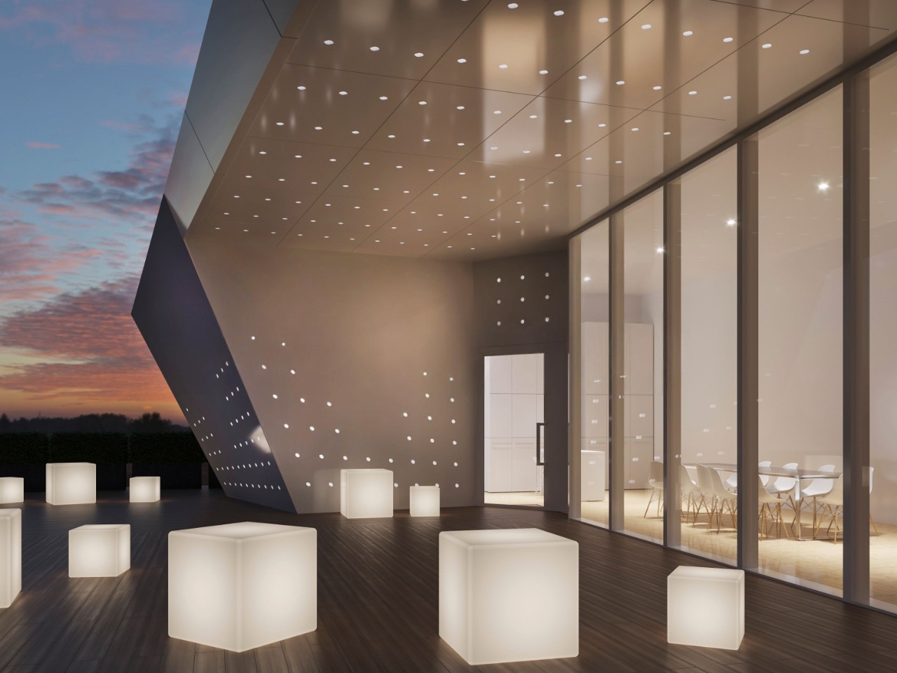 Куб Berkano Cube 80 Snow White RGB ACC подсветка перезаряжаемая фото 2