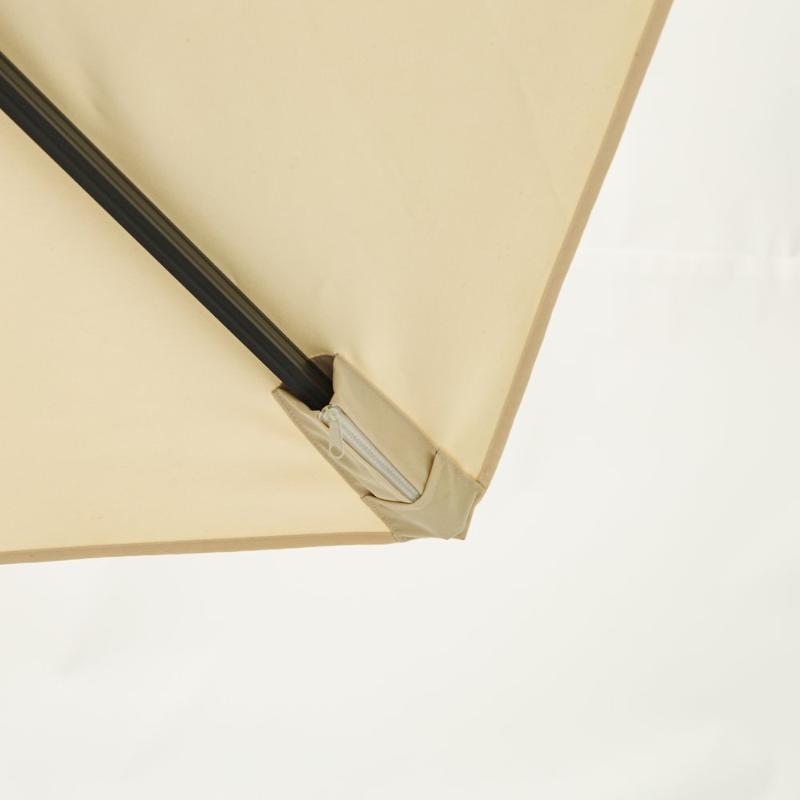 Садовый зонт Varallo Brafritid антрацит/бежевый, алюминий фото 4