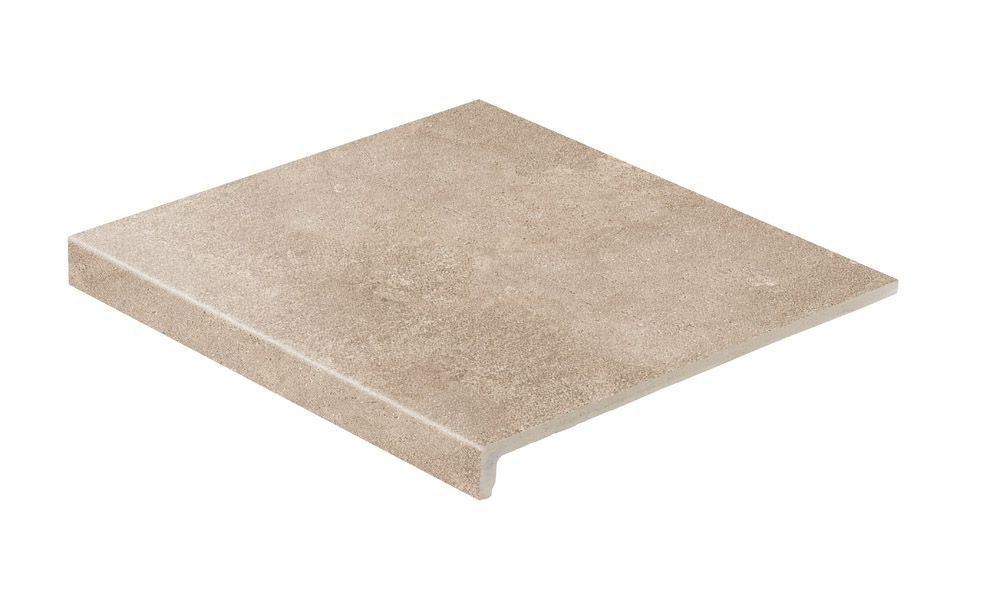 Клинкерная ступень прямоугольная рядовая Loftstufe Stroeher Zoe 972 taupe, 294х340х35х11 мм фото 1