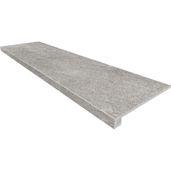 Комплект Керамогранитная ступень Estima TN01 33x120 см с бортиком + Подступенок 14,5х120 см фото 1