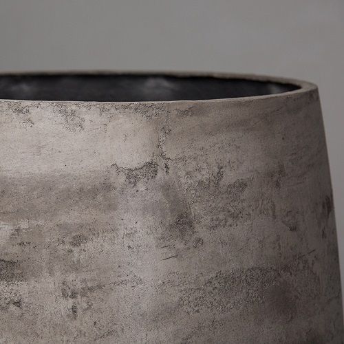 Кашпо Concretika Коне D36 H75 Конкрит грей дарк фото 2