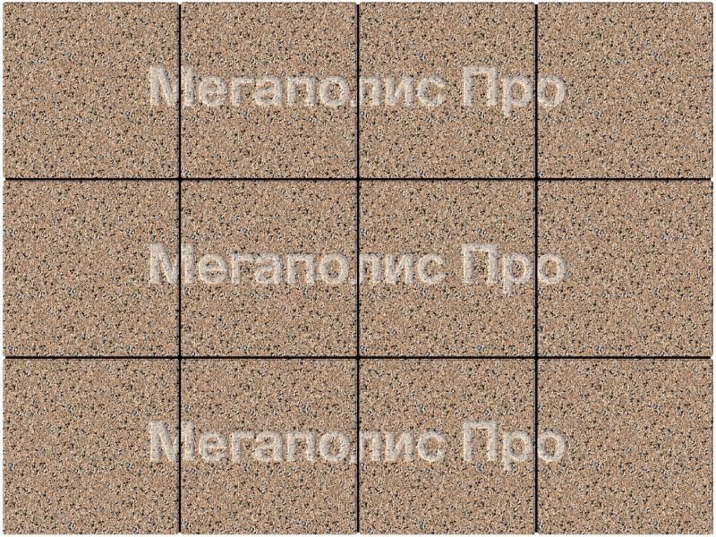 Тротуарные плиты Выбор Квадрум Б.6.К.8 400х400х80 мм Стоунмикс Кремовый с черным фото 4