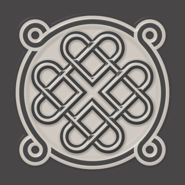 Керамогранитная плитка Estima Декоративная вставка Celt Grey 5,8x5,8 неполированный фото 1