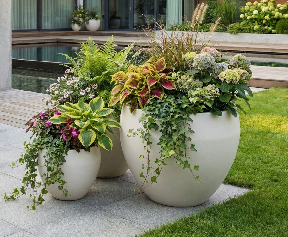 Кашпо TERRAFAKTURA Гира D60х51 Дюна фото 1