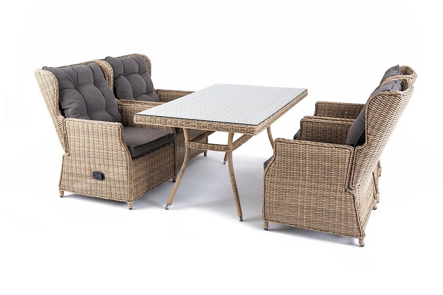 Обеденная группа Кьянти 4SIS из искусственного ротанга фото 1