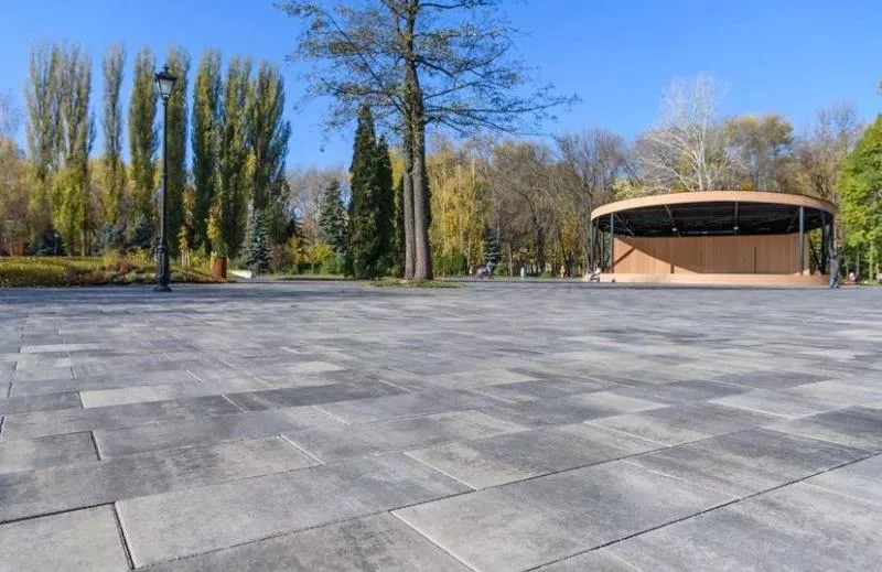 Тротуарная плита Cити Braer ColorMix 600*300*80мм Туман фото 2