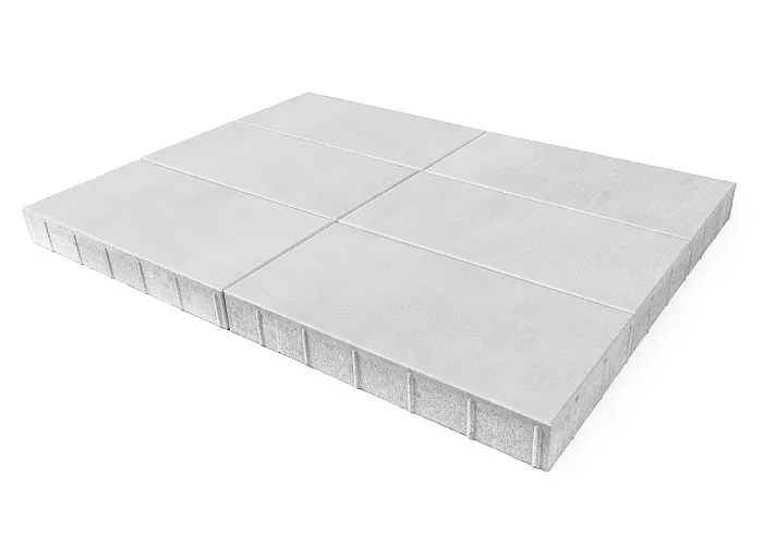 Тротуарная плита Cити Braer 600*300*80мм Белый фото 2