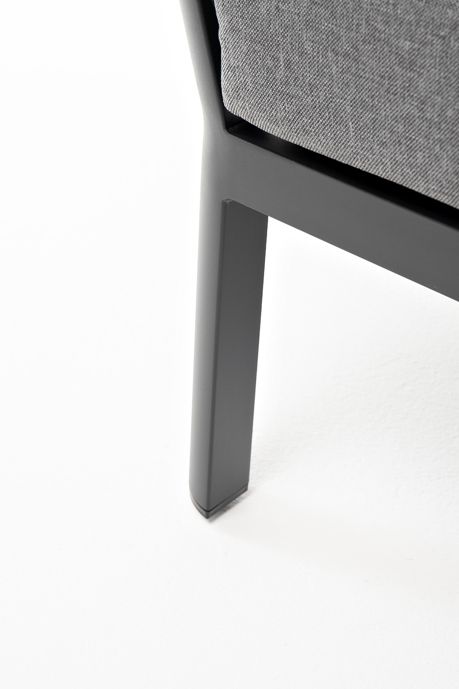 Париж модуль диванный алюминиевый угловой, цвет серый фото 6