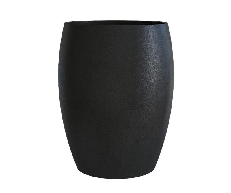 Кашпо Concretika Овал D30 H41 Неро фото 1