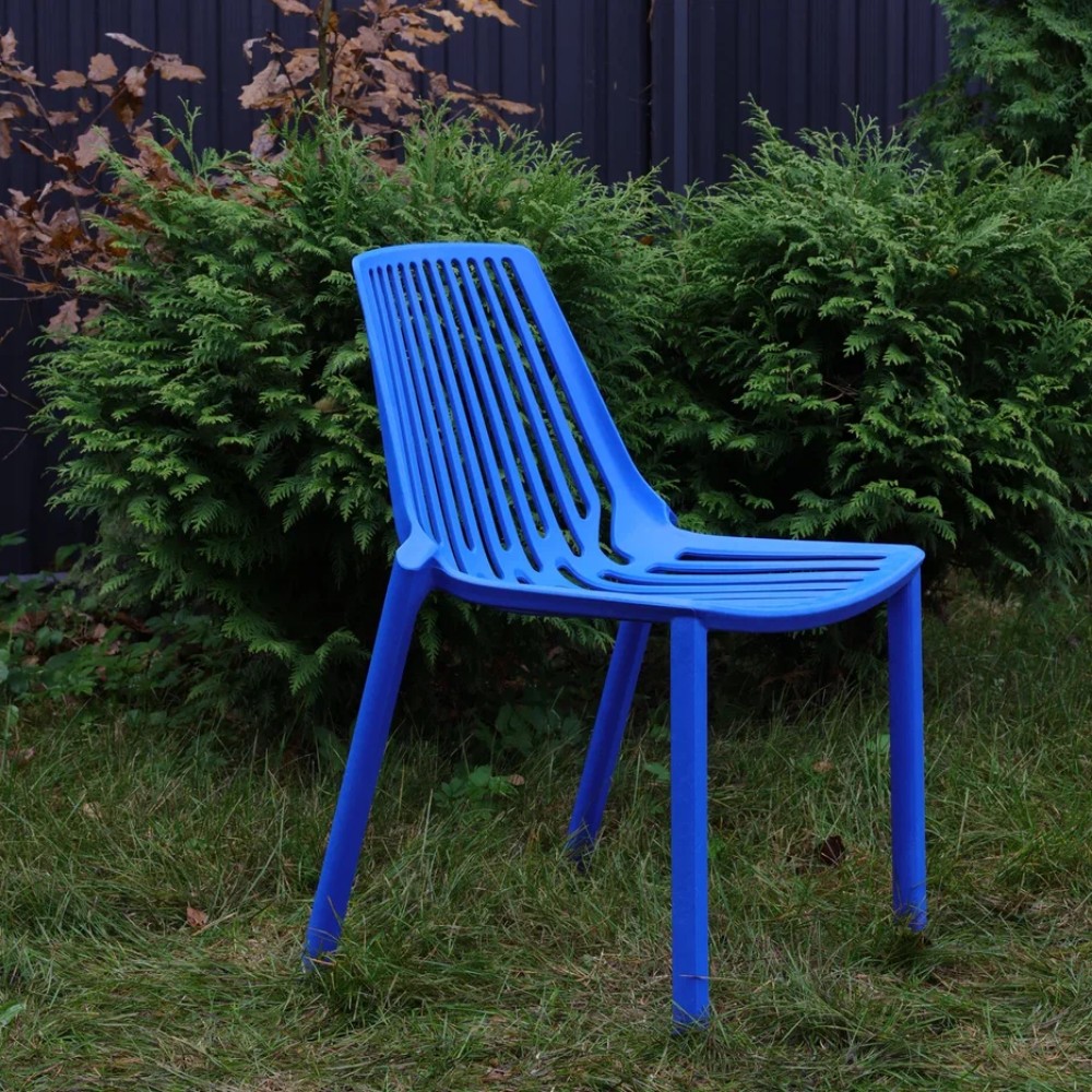 Обеденный стул Nico Royal Family из пластика, цвет синий фото 1