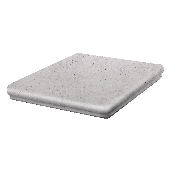 837 marmos Stroeher Keraplatte Roccia угловая ступень - флорентинер, 345x345x12 мм фото 1