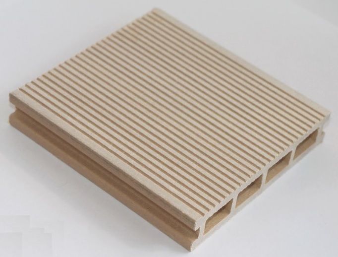 Террасная доска MasterDeck Classic 140мм*26мм узкий вельвет + тиснение под дерево, цвет Клен фото 1