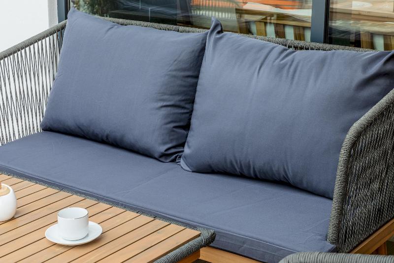 Лаунж-зона Emma Royal Family из дерева, цвет серый фото 6