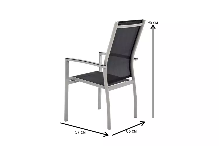 Стул из алюминия ГОНЗО графит Joygarden фото 4