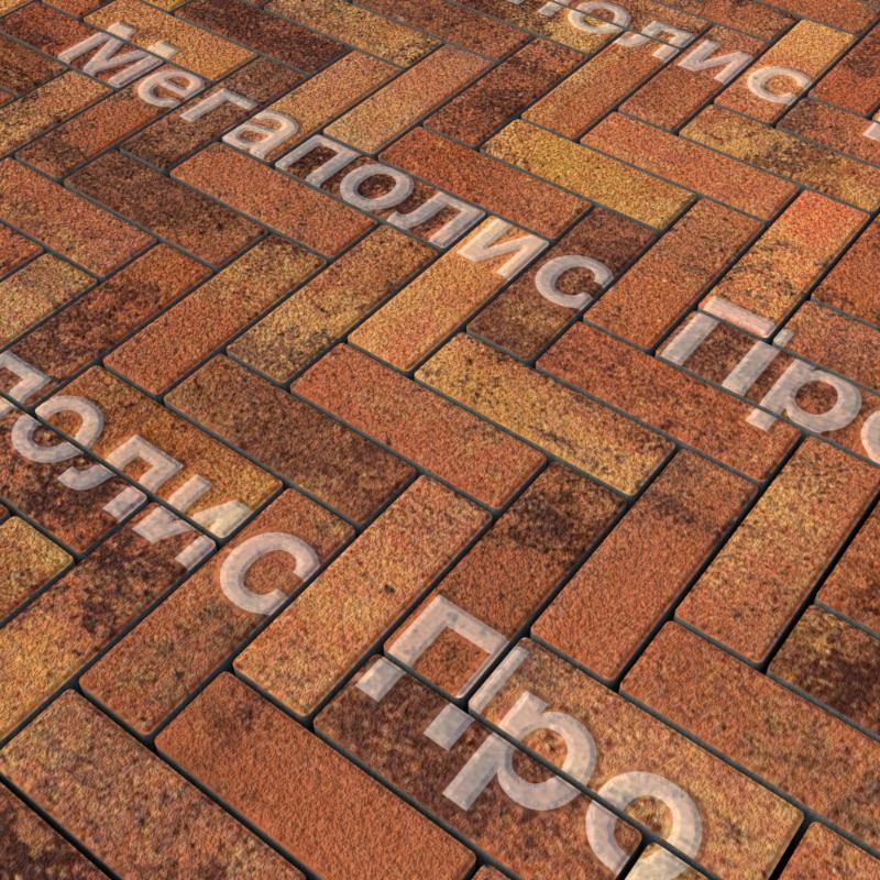 Тротуарная плитка Выбор Паркет Б.4.П.6 Листопад Гранит Саванна фото 1