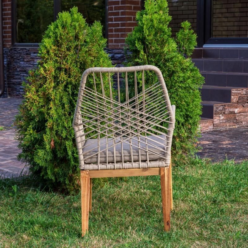 Обеденное кресло Chloe Royal Family из дерева, цвет бежевый фото 3