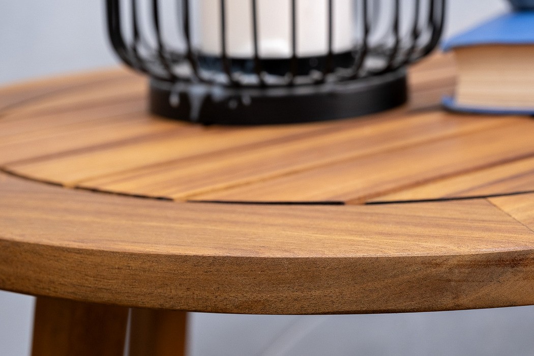 Стол садовый кофейный из акации ROUND Joygarden фото 4