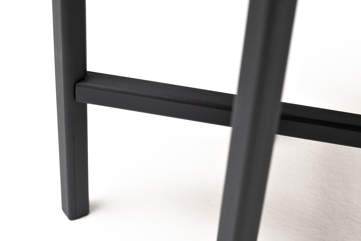 Кипр интерьерный стол из HPL круглый Ø30 H40, цвет серый гранит фото 3