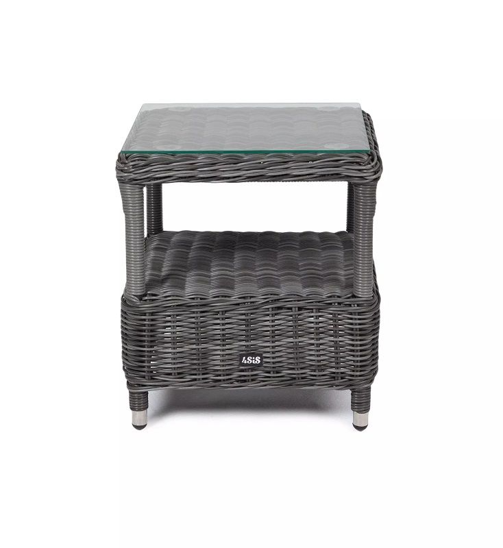 Столик кофейный Форио 4SIS из искусственного ротанга, цвет графит фото 3
