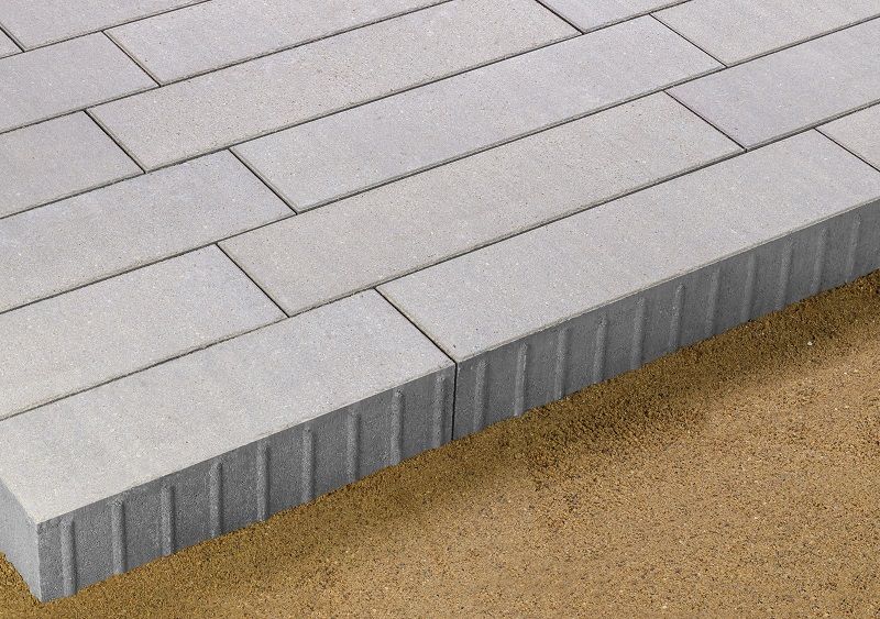 Тротуарная плитка 342 Механический завод Ригель трио 80 мм Белый фото 2