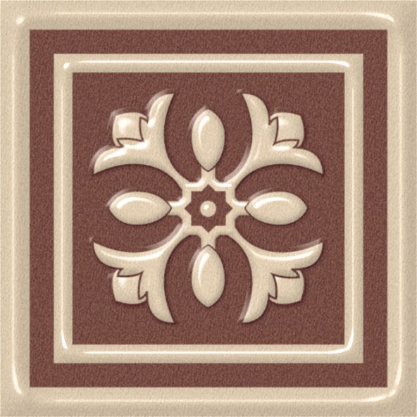 Керамогранитная плитка Estima Декоративная вставка Venezia Beige 5,8x5,8 неполированный фото 1