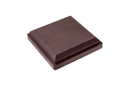 Крышка столба ограждения Экодэк Спирит 140х140 мм, цвет Шоколад фото 1