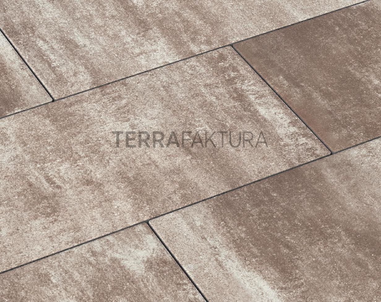 Тротуарная плитка Terrafaktura Урбан 600x300x80 мм Мокрый известняк фото 2