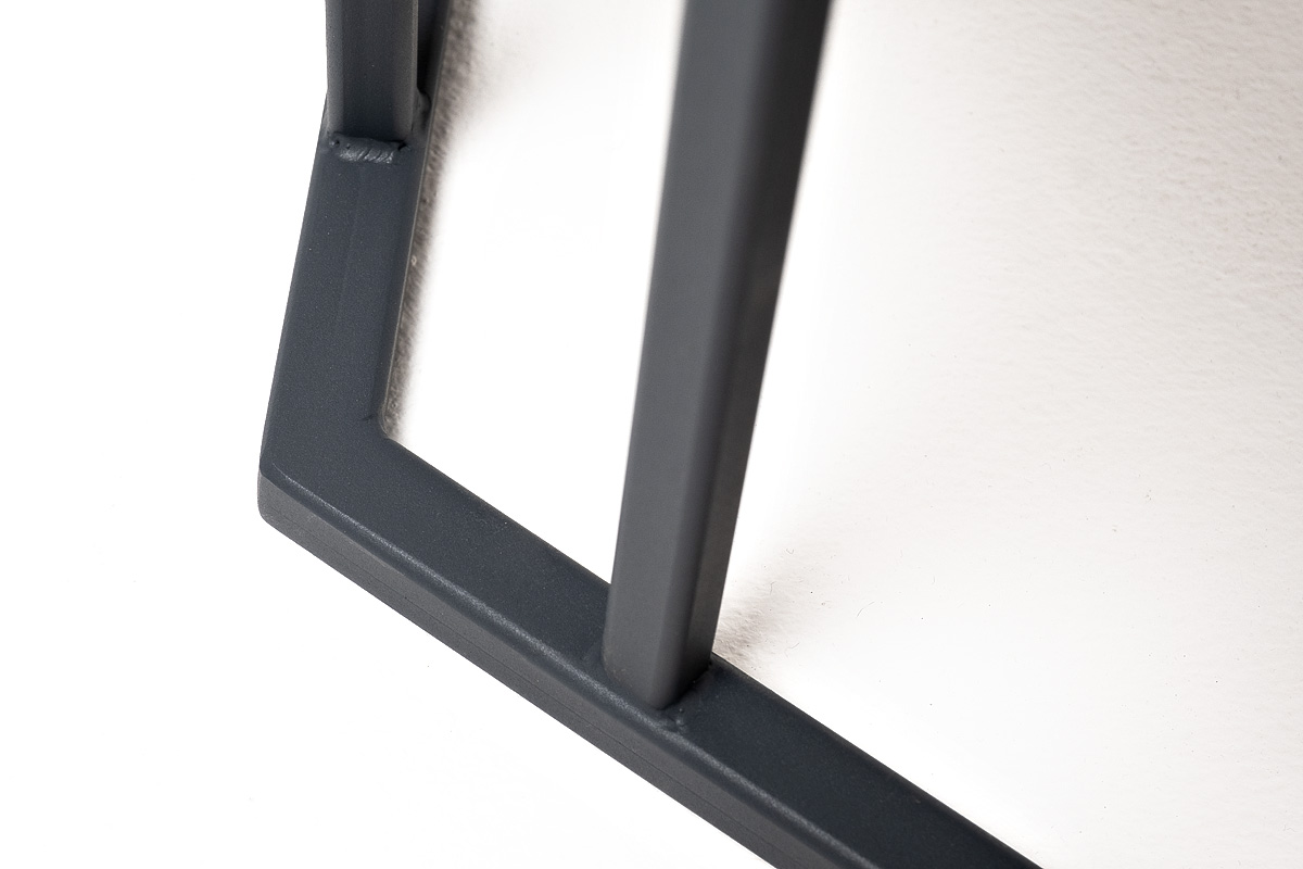 Женева интерьерный стол из HPL шестиугольный, D50, H35, цвет серый гранит фото 3