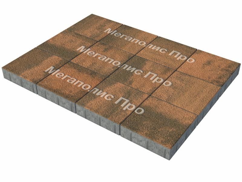 Тротуарные плиты Выбор Квадрат Б.1.К.6 300х300х60 мм Листопад Гранит Мустанг фото 3