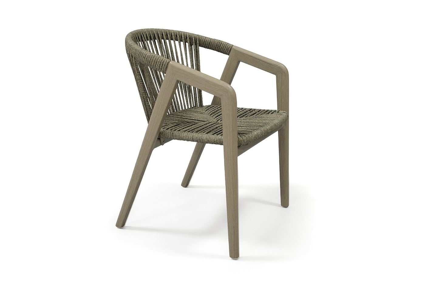 Будапешт стул из искусственного ротанга, цвет серый фото 4