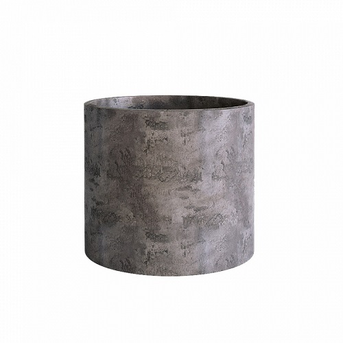 Кашпо Concretika Cylinder D40 H40 Concrete Grey Dark фото 1