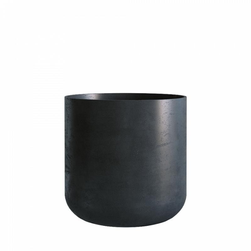 Кашпо Concretika Топпер D40 H40 Антрацит фото 1