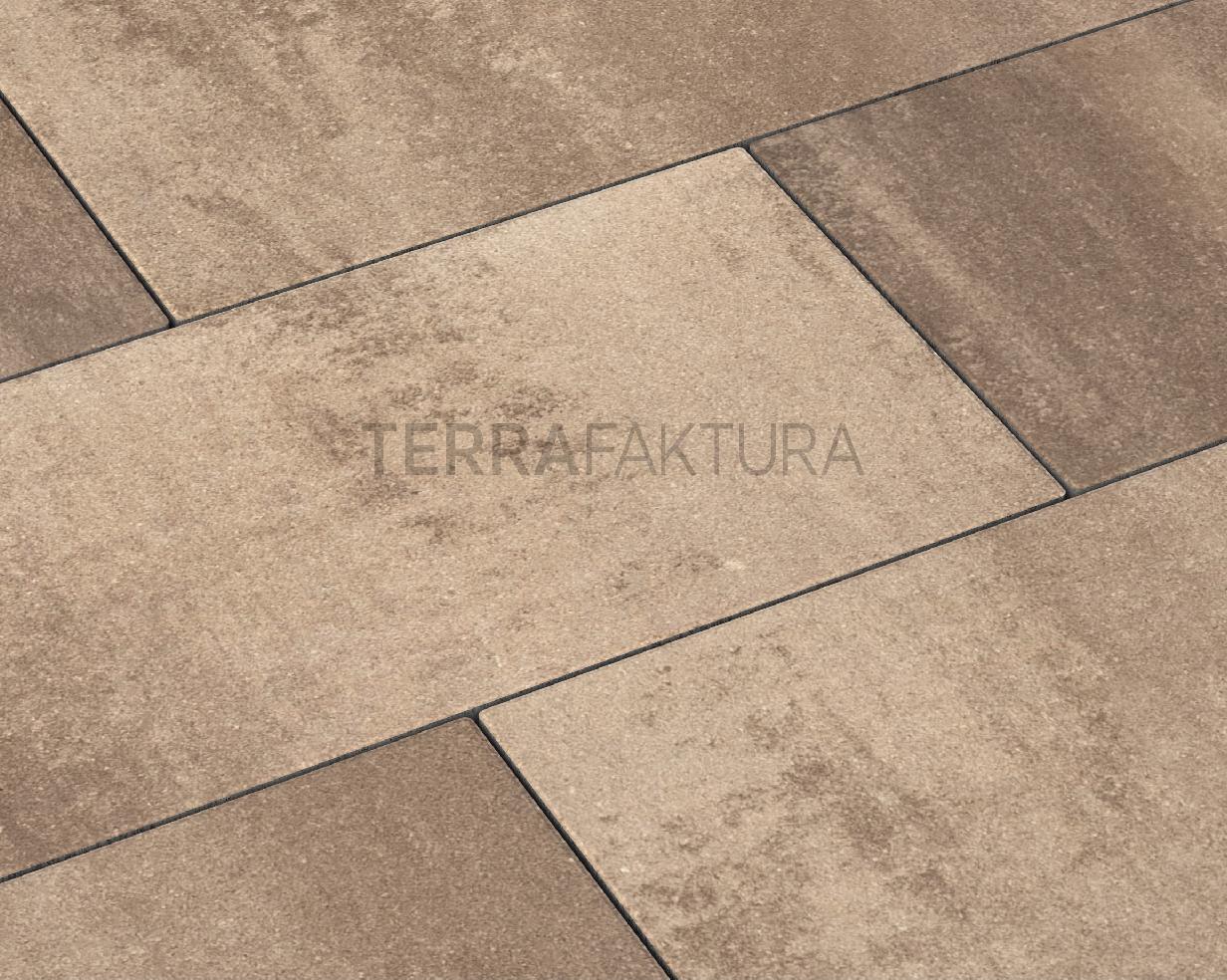 Тротуарная плитка Terrafaktura Урбан 600x300x80 мм Теплый песок фото 2