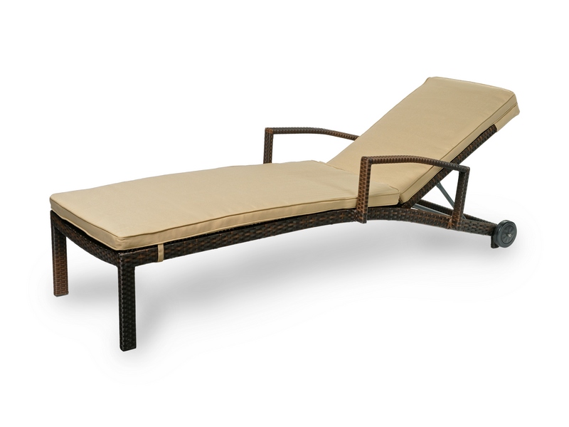 Плетеный шезлонг MILANO темно-коричневый Joygarden фото 1