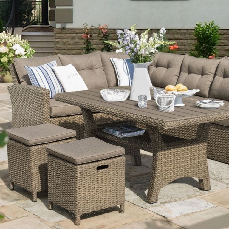 Комплект плетеной мебели AFM-307B Beige фото 2