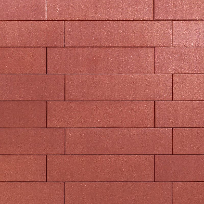 Тротуарная плитка 342 Механический завод Ригель трио 80 мм Красный яркий фото 1