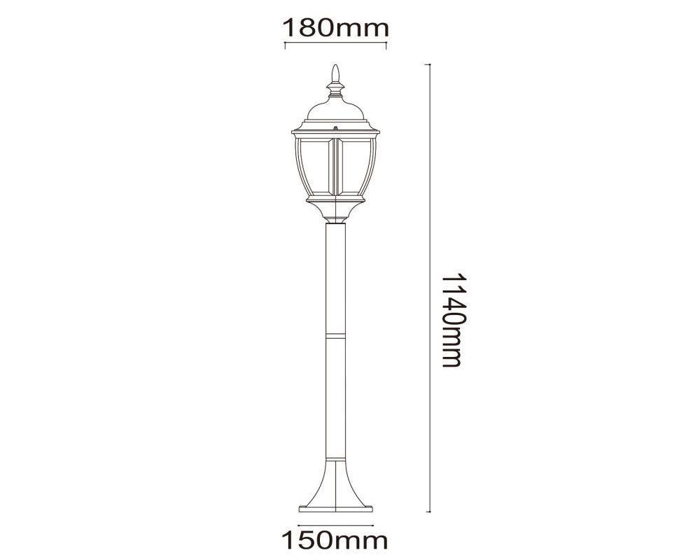 Уличный светильник De Markt Фабур 804040501 фото 6