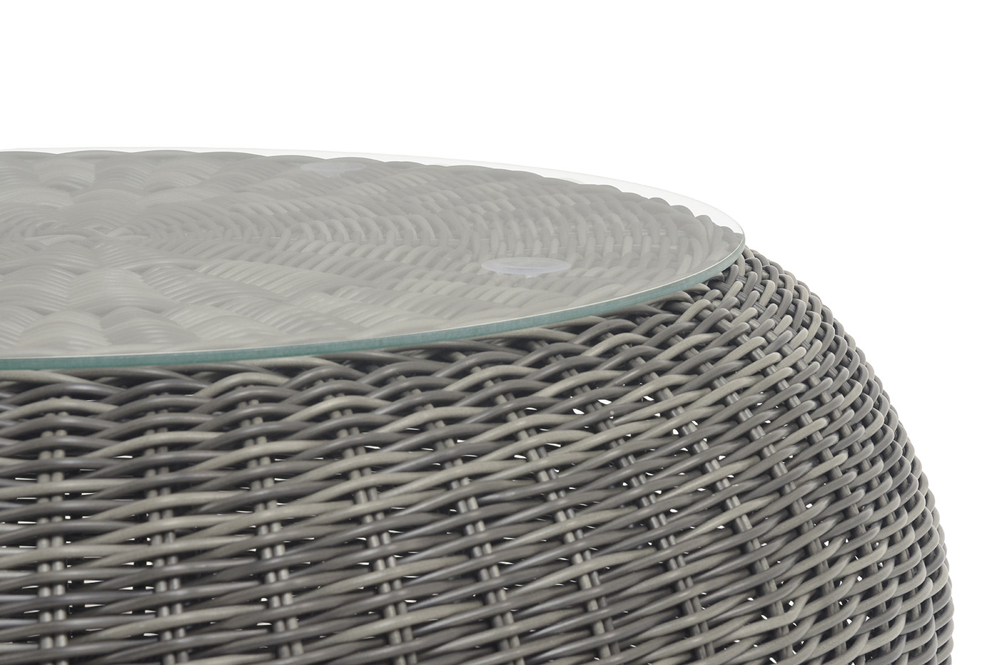 Барселона журнальный столик из искусственного ротанга, цвет графит фото 3