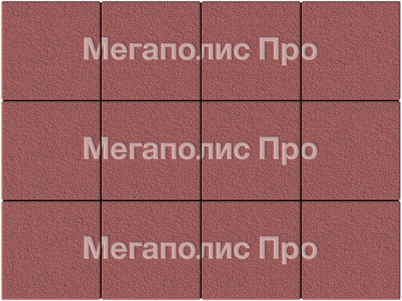 Тротуарные плиты Выбор Квадрат Б.1.К.6 300х300х60 мм Гранит Красный фото 4