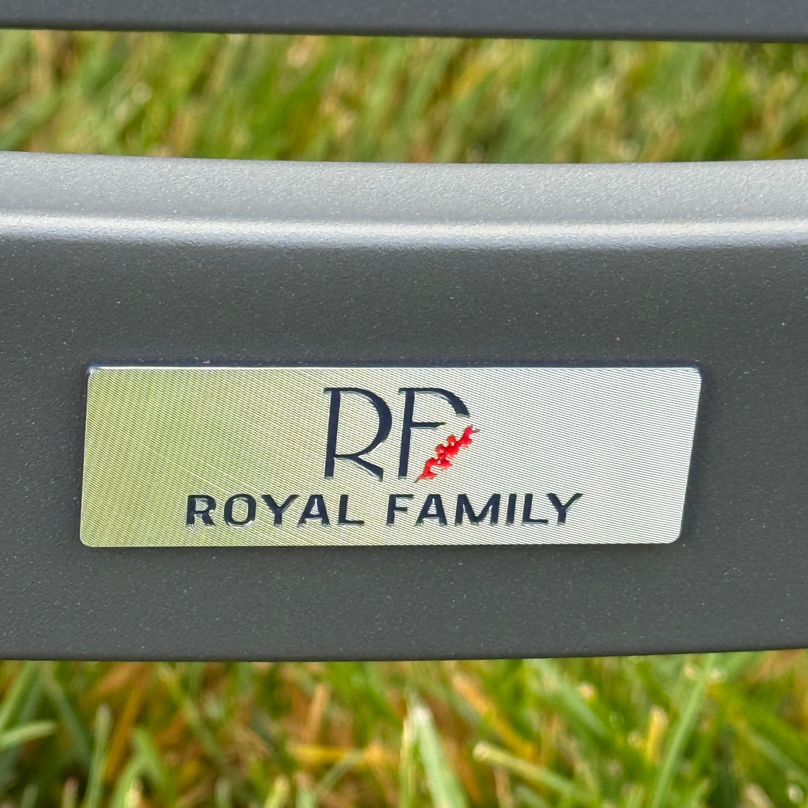 Шезлонг Enzo Royal Family из алюминия черный фото 5