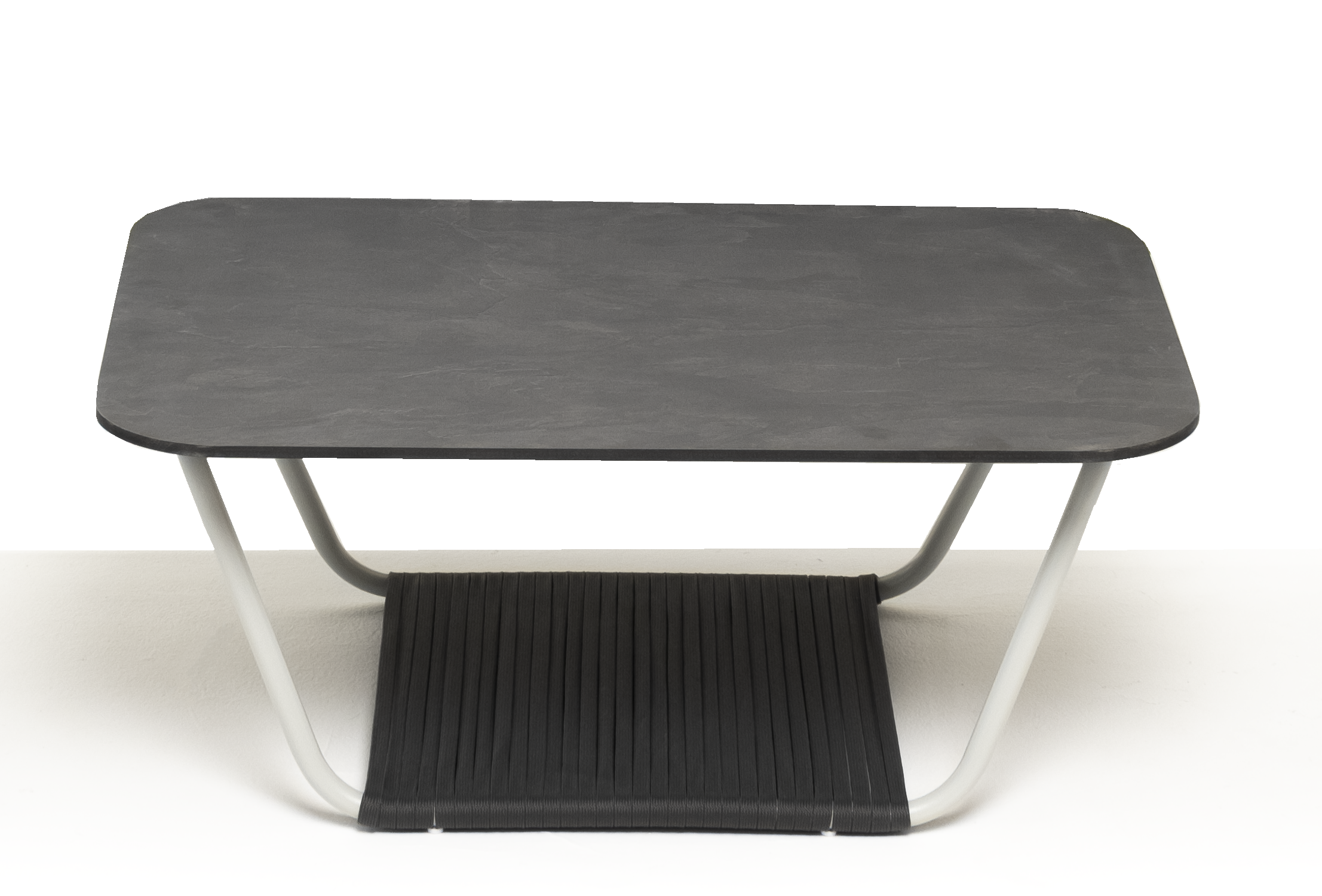 Глория журнальный стол 90х60см из HPL, цвет серый гранит фото 1