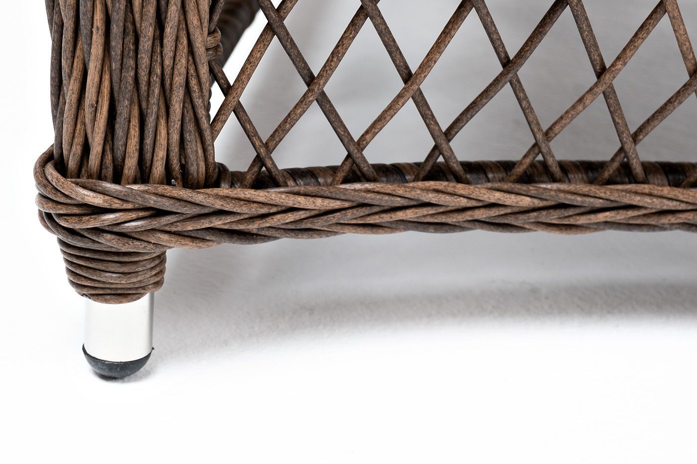 Кресло Гранд Латте 4SIS из искусственного ротанга, цвет коричневый фото 9