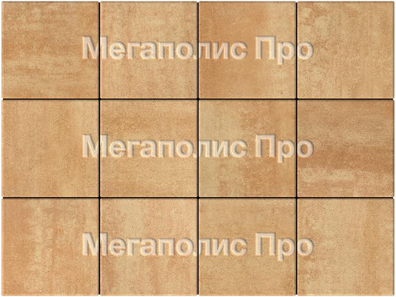 Тротуарные плиты Выбор Квадрат Б.1.К.6 300х300х60 мм Листопад Сахара фото 4