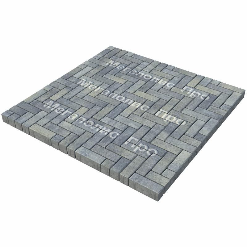 Тротуарная плитка Выбор Паркет Б.4.П.6 Искусственный камень Габбро фото 2