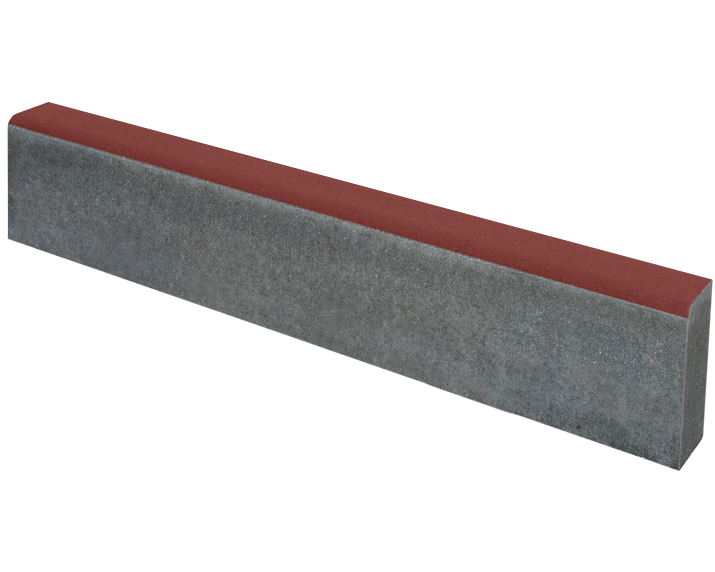 Бордюр тротуарный Stellard 1000х200х80 мм Красный фото 1