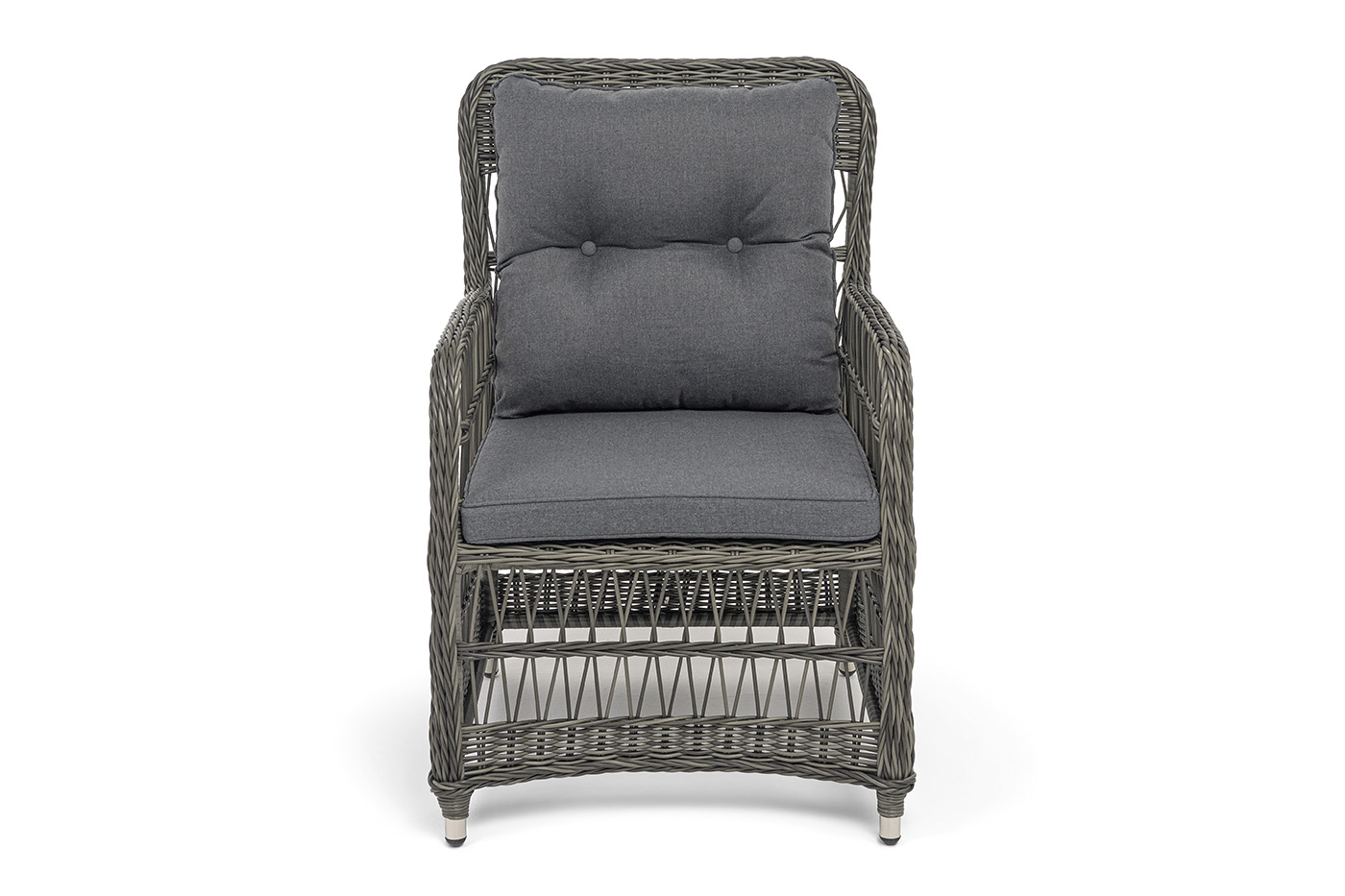 Цесена кресло плетеное из искусственного ротанга, цвет графит фото 2
